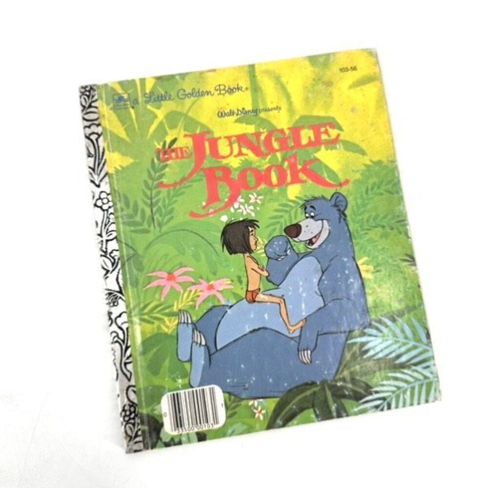 Vintage 1967 Little Golden Book Walt Disney THE JUNGLE BOOK